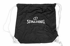 Spalding Mesh Single 8421Scn, Bolsa de Tela y de Playa Unisex Adulto, (Negro), - Boolsa de tela