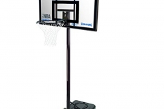 Spalding NBA Highlight Acrylic Canasta Portable, Unisex Adulto, Transparente, 42" - Tablero transparente