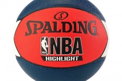 Balon Basquetbol Spalding Highlight #7 - Balon #7 Balnoc/Azul