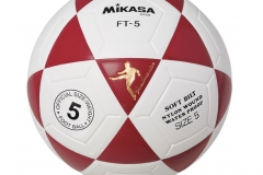 BALÓN MIKASA #5 BLANCO CON ROJO